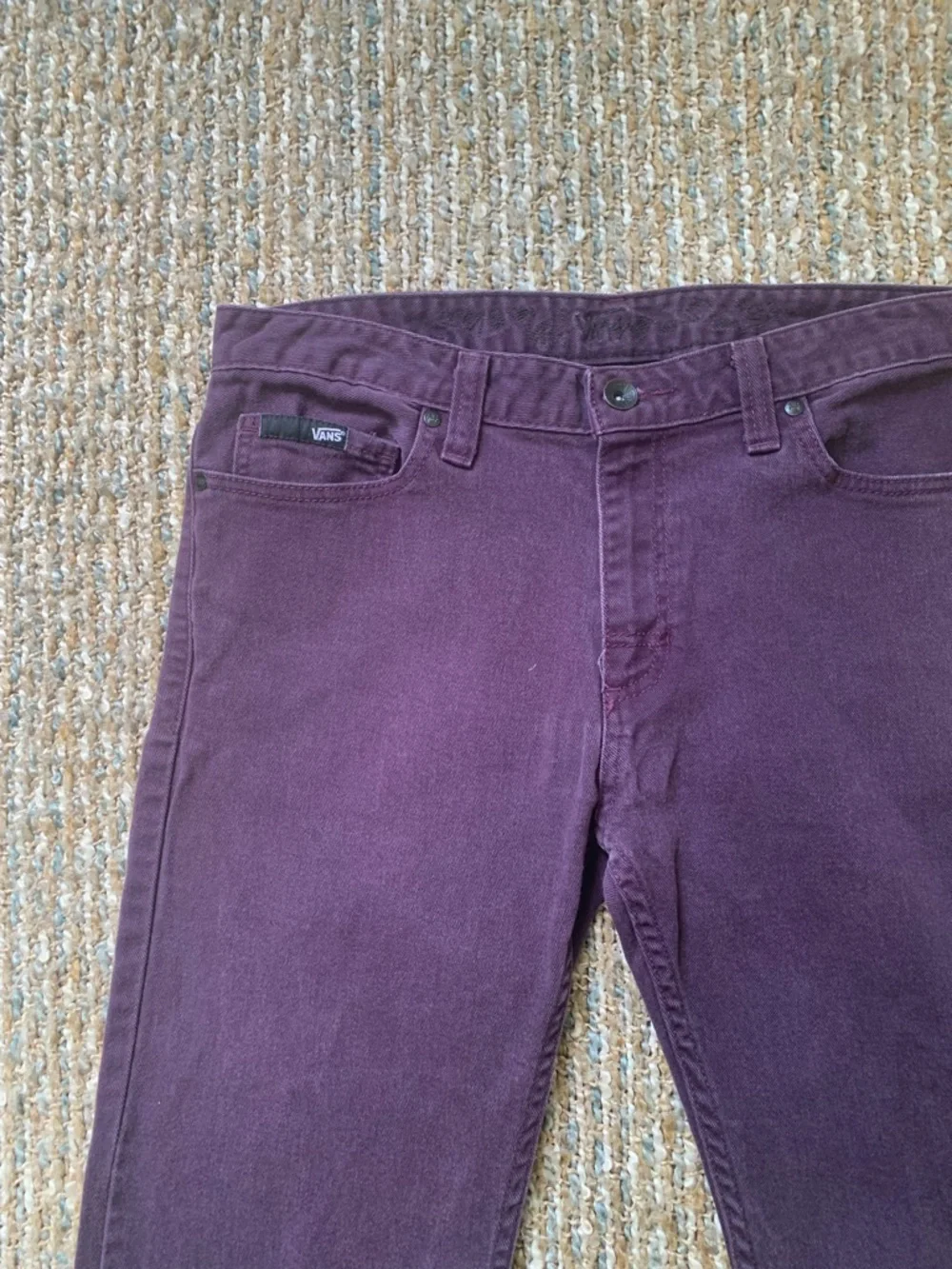 Vans Men's Straight Jeans - Deep Plum